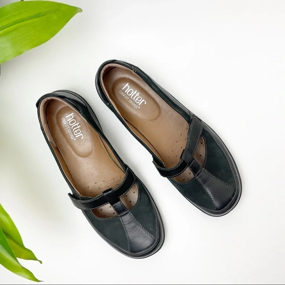 Hotter Comfort Concept Dolce Mary Jane Shoes EUC - Picture 2 of 12